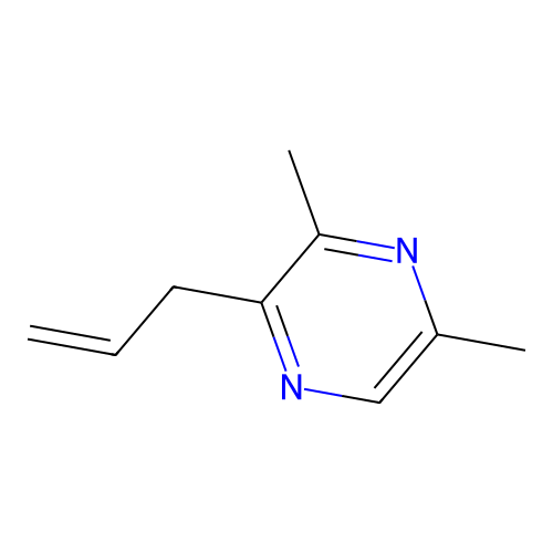 3,5-Dimethyl-2-(2-propenyl)pyrazine structure