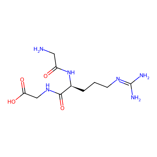 Glycine, glycyl-L-arginyl- structure