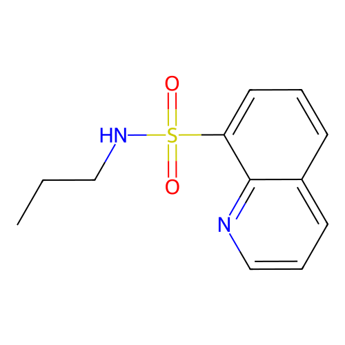 N-propylquinoline-8-sulfonamide structure
