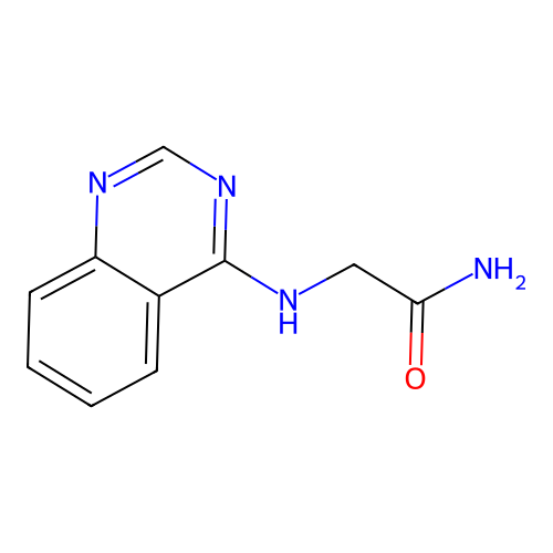 2-[(Quinazolin-4-yl)amino]acetamide structure