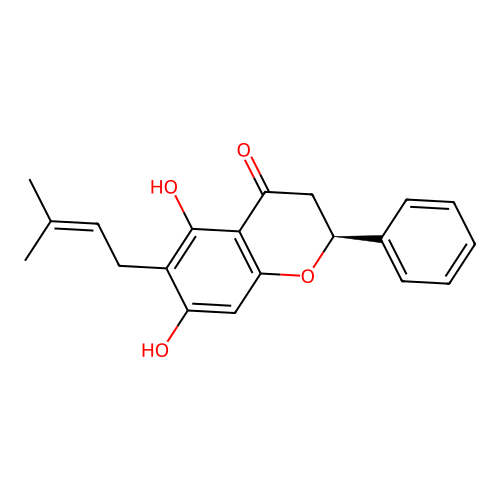 6-Prenylpinocembrin structure