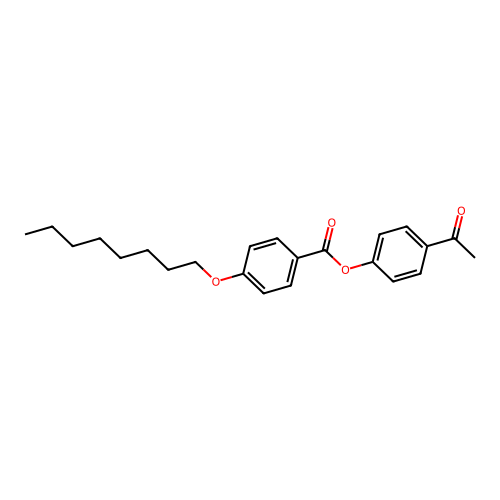 4-Acetylphenyl 4-(octyloxy)benzoate structure