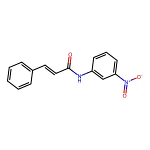 2-Propenamide, N-(3-nitrophenyl)-3-phenyl- structure