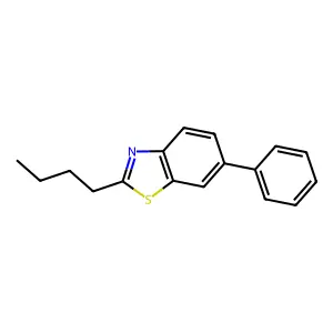Benzothiazole, 2-butyl-6-phenyl- structure
