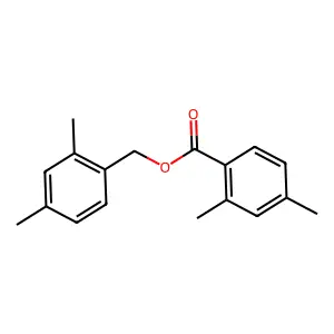 Benzoic acid, 2,4-dimethyl-, (2,4-dimethylphenyl)methyl ester structure