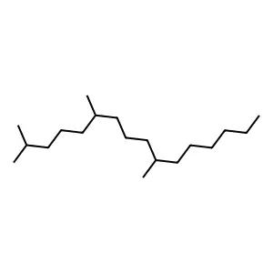 2,6,10-Trimethylhexadecane structure