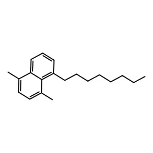 1,4-Dimethyl-5-octylnaphthalene structure