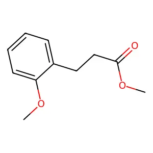 Methyl 3-(2-methoxyphenyl)propanoate structure