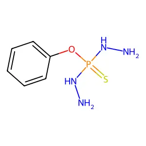 O-Phenyl phosphorodihydrazidothioate structure