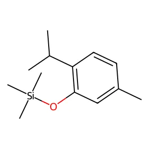 Thymol-TMS structure