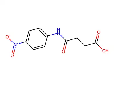 4-[(4-Nitrophenyl)amino]-4-oxobutanoic acid structure