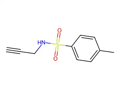 4-methyl-N-(prop-2-yn-1-yl)benzenesulfonamide structure