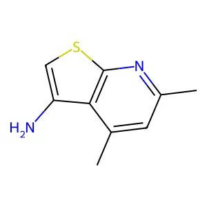4,6-Dimethylthieno[2,3-b]pyridin-3-amine structure