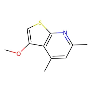 3-Methoxy-4,6-dimethylthieno[2,3-b]pyridine structure