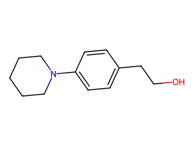 Phenethyl alcohol, 4-piperidino- structure