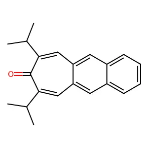 8H-Cyclohepta(b)naphthalen-8-one, 7,9-bis(1-methylethyl)- structure