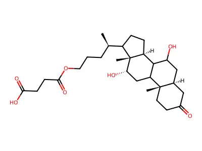 3-Keto Petromyzonol-24-hemisuccinate structure