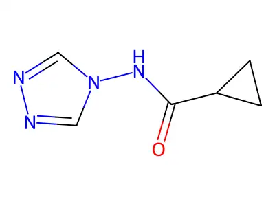 N-(4H-1,2,4-Triazol-4-yl)cyclopropanecarboxamide structure