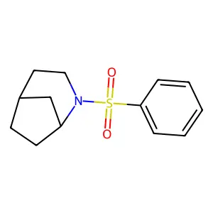 2-Azabicyclo(3.2.1)octane, 2-(phenylsulfonyl)- structure