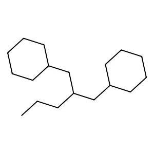 Cyclohexane, 1,1'-(2-propyl-1,3-propanediyl)bis- structure