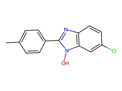 6-chloro-2-(4-methylphenyl)-1H-1,3-benzimidazol-1-ol structure