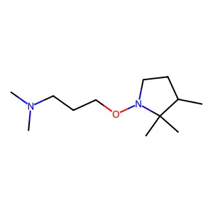N,N-dimethyl-3-(2,2,3-trimethylpyrrolidin-1-yl)oxypropan-1-amine structure
