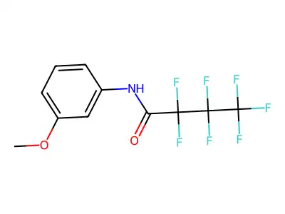 2,2,3,3,4,4,4-Heptafluoro-N-(3-methoxyphenyl)butanamide structure