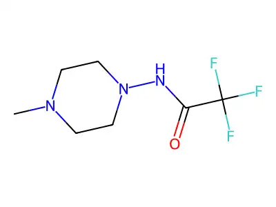 2,2,2-trifluoro-N-(4-methylpiperazin-1-yl)acetamide structure