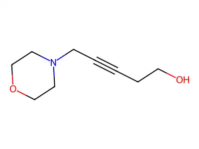 5-Morpholin-4-ylpent-3-yn-1-ol structure