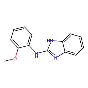 N-(2-methoxyphenyl)-1H-benzimidazol-2-amine structure