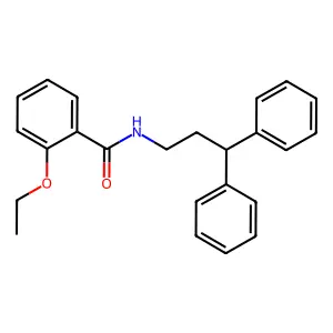 N-(3,3-diphenylpropyl)-2-ethoxybenzamide structure