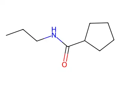 N-propylcyclopentanecarboxamide structure