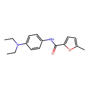 N-[4-(diethylamino)phenyl]-5-methylfuran-2-carboxamide structure