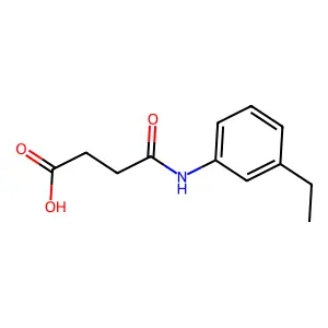 4-(3-Ethylanilino)-4-oxobutanoic acid structure