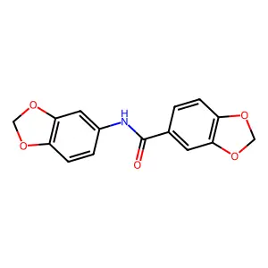 N-(1,3-benzodioxol-5-yl)-1,3-benzodioxole-5-carboxamide structure