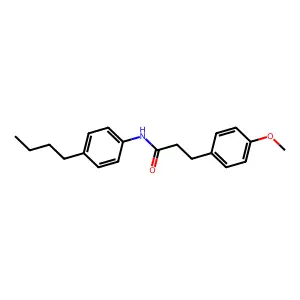 N-(4-丁基苯基)-3-(4-甲氧基苯基)丙酰胺 structure