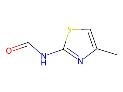N-(4-methyl-1,3-thiazol-2-yl)formamide structure