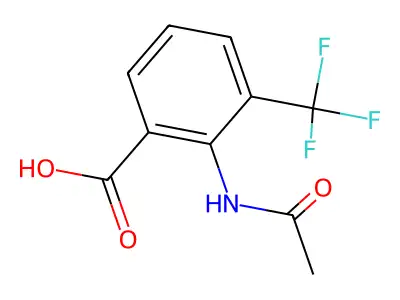 2-acetamido-3-(trifluoromethyl)benzoic Acid structure