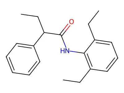 N-(2,6-diethylphenyl)-2-phenylbutanamide structure