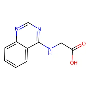 (Quinazolin-4-ylamino)acetic acid structure