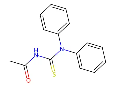 Acetamide, N-[(diphenylamino)thioxomethyl]- structure
