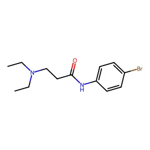 N-(4-溴苯基)-3-(二乙氨基)丙酰胺 structure