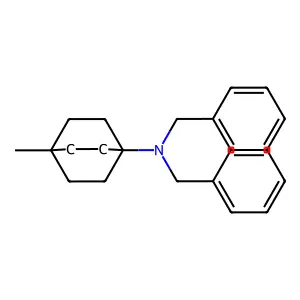 N,N-dibenzyl-1-methylbicyclo[2.2.2]octan-4-amine structure