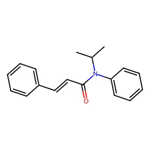 N-(1-Methylethyl)-N,3-diphenylpropenamide structure