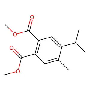 1,2-Benzenedicarboxylic acid, 4-methyl-5-(1-methylethyl)-, dimethyl ester structure