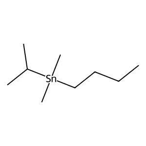Stannane, butyldimethyl(1-methylethyl)- structure