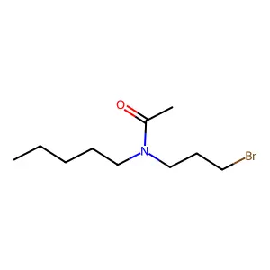 N-(3-Bromopropyl)-n-pentylacetamide structure