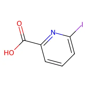 6-Iodo-pyridine-2-carboxylic acid structure
