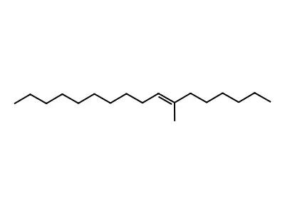 7-Heptadecene, 7-methyl-, (E)- structure