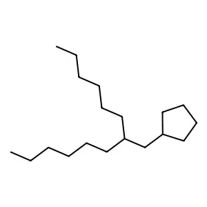 Cyclopentane, (2-hexyloctyl)- structure
